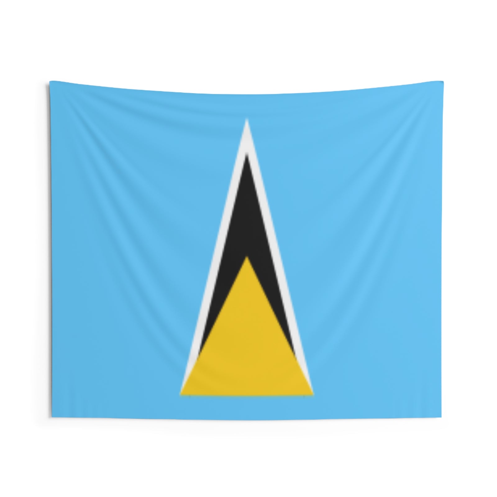 Saint Lucia Country Flag Wall Hanging Tapestry-Express Your Love Gifts