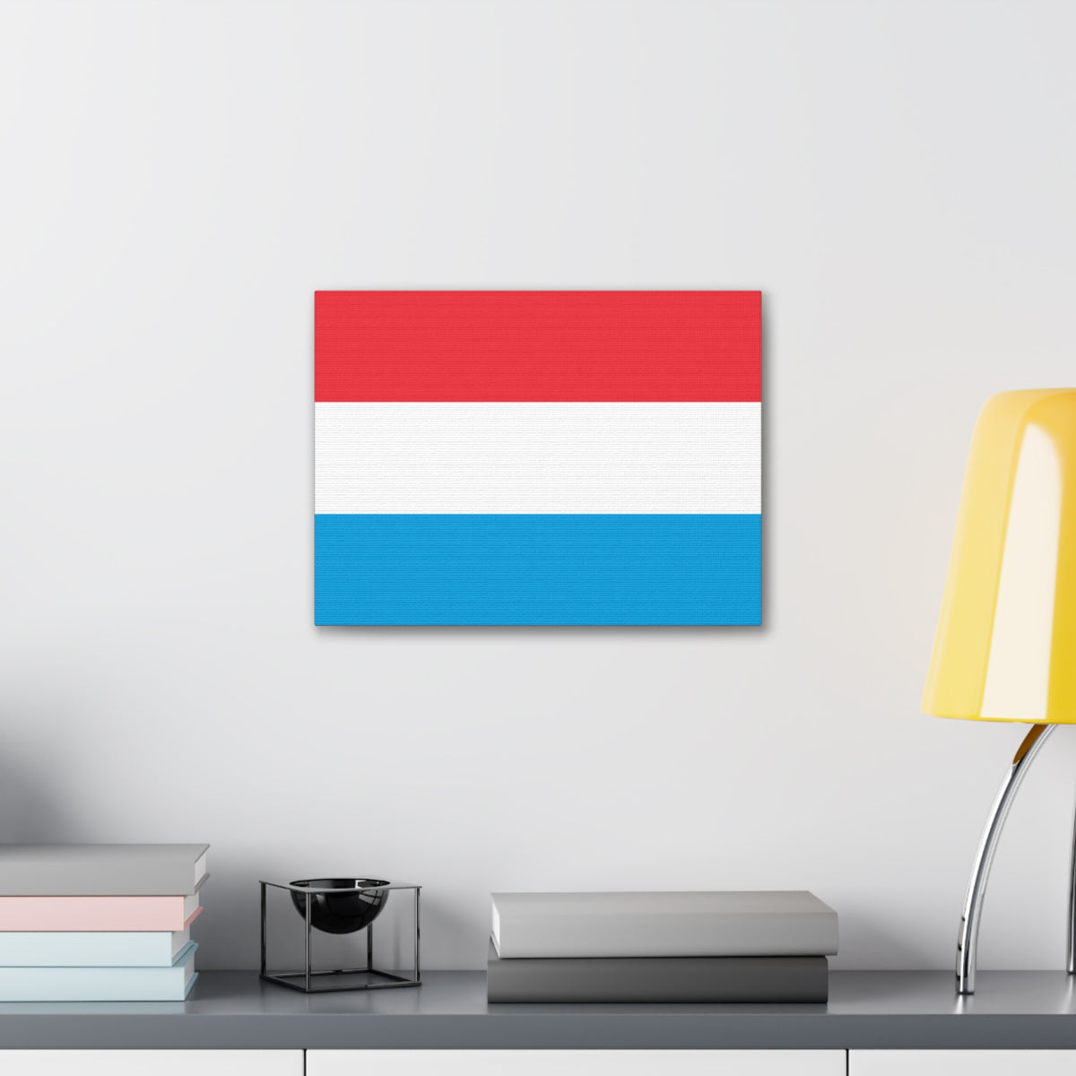 Luxembourg Country Flag Canvas Vibrant Wall Art Unframed Home Decor-Express Your Love Gifts
