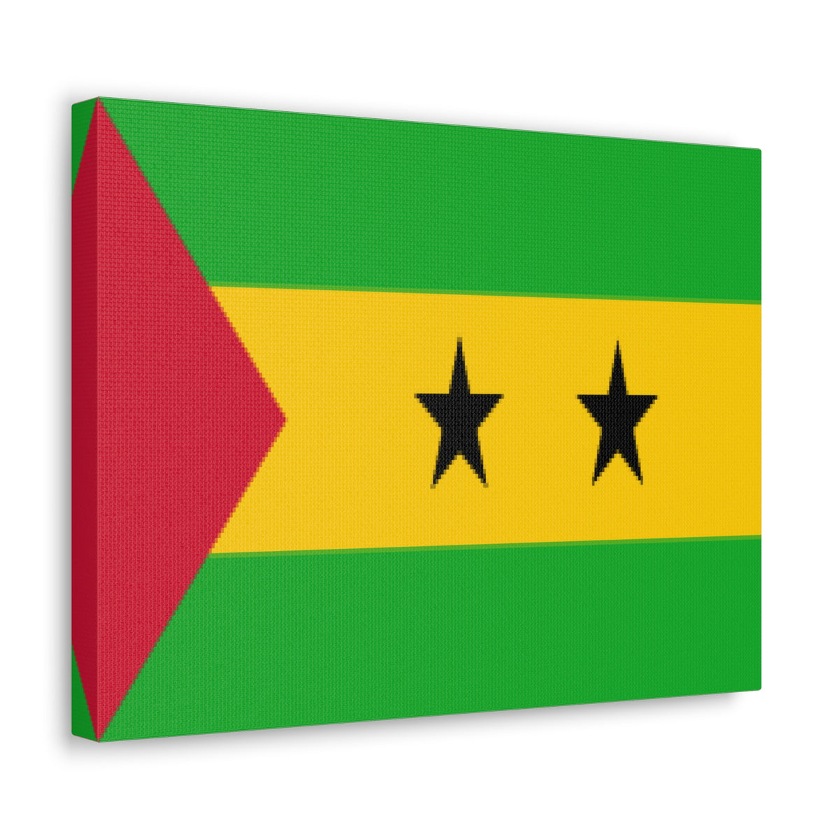 Sao Tome and Principe Country Flag Canvas Vibrant Wall Art Unframed Home Decor-Express Your Love Gifts