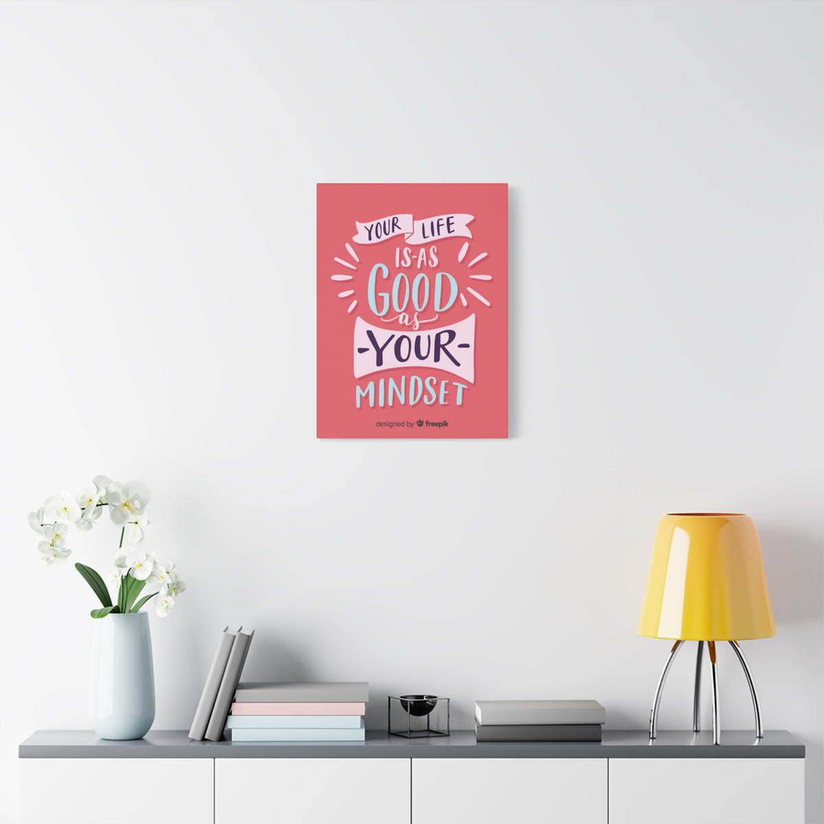 Inspirational Quote Canvas Mindset Wall Art Motivational Motto Inspiring Prints Artwork Decor Ready to Hang-Express Your Love Gifts