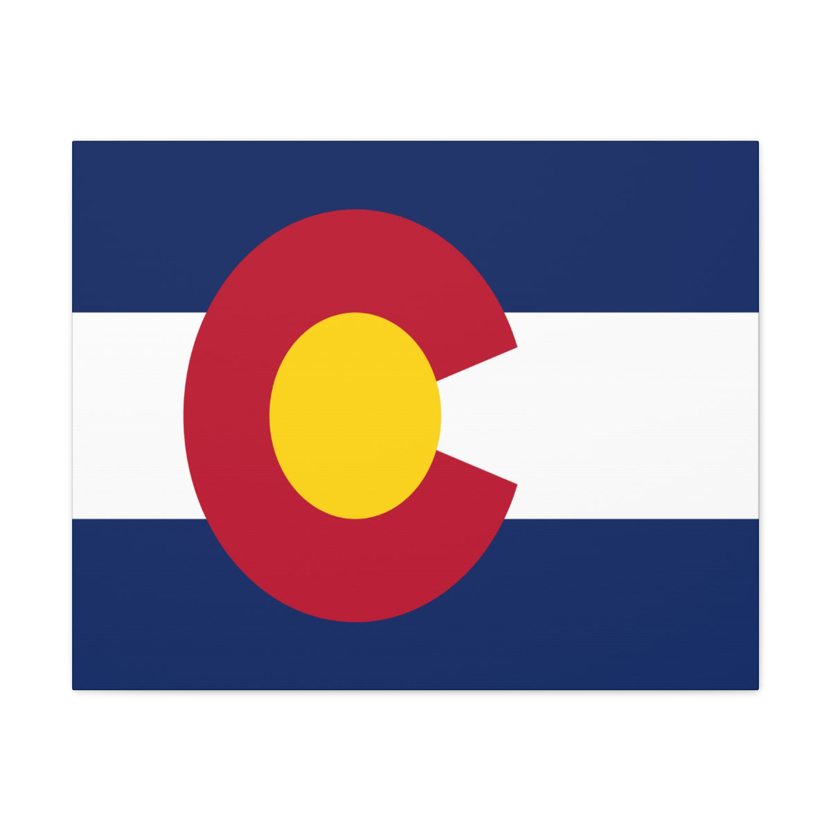 Colorado State Flag Canvas Vibrant Wall Art Unframed Home Decor-Express Your Love Gifts