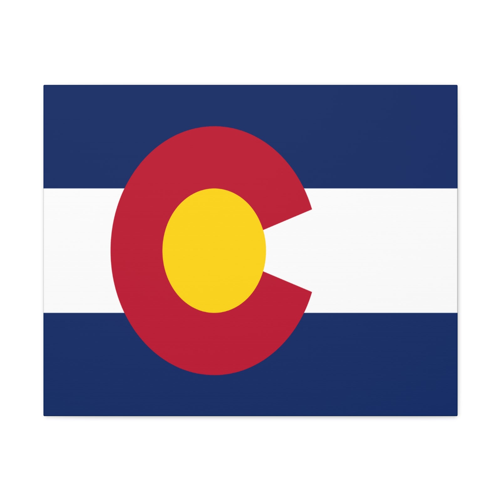 Colorado State Flag Canvas Vibrant Wall Art Unframed Home Decor-Express Your Love Gifts