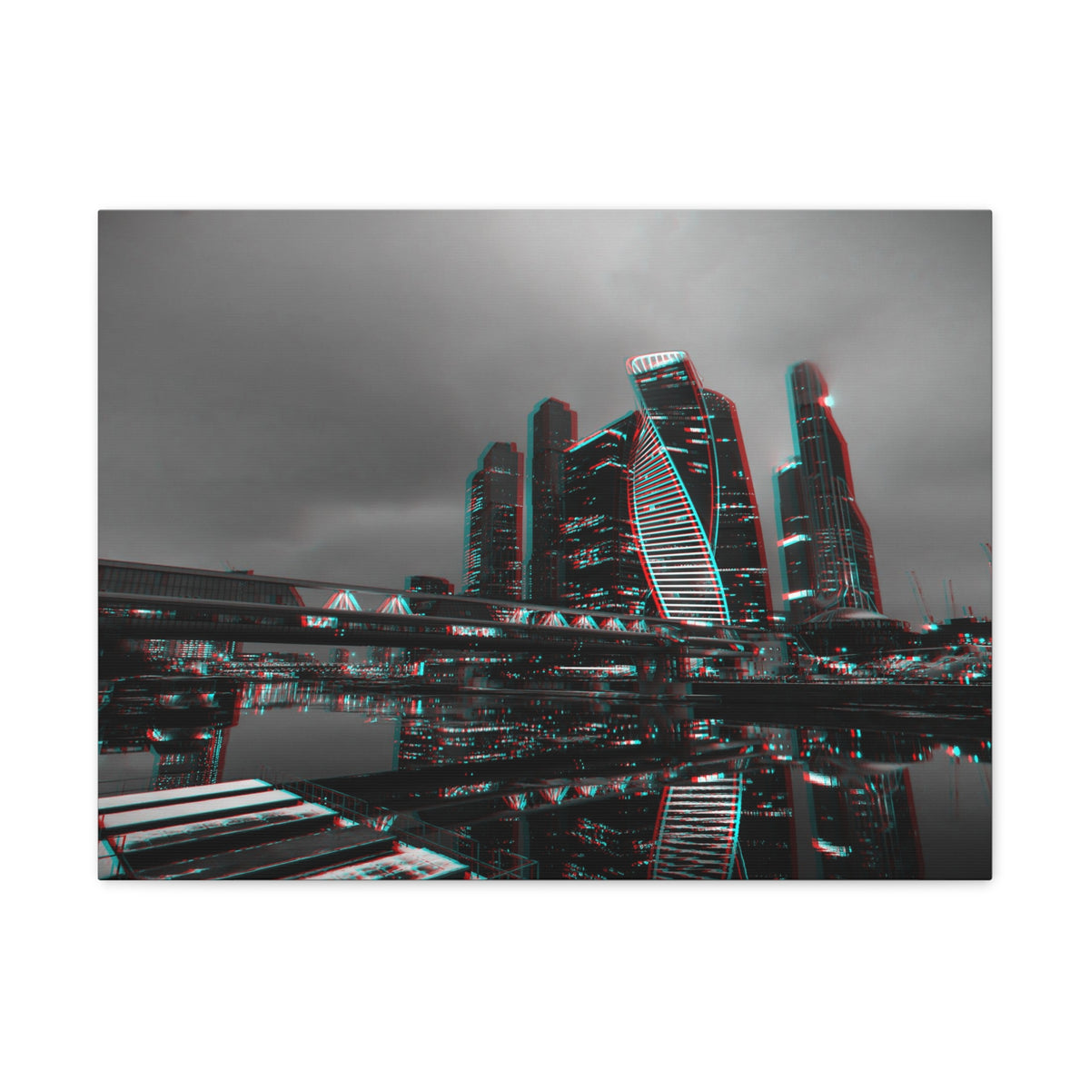 Moscow Black And White Skyline Canvas Artwork High-Quality Breathtaking Stunning Cityscape for Home Decor Ready to Hang-Express Your Love Gifts
