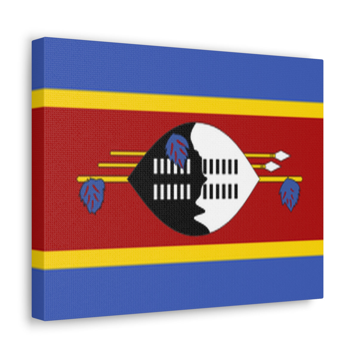 Eswatini Country Flag Canvas Vibrant Wall Art Unframed Home Decor-Express Your Love Gifts