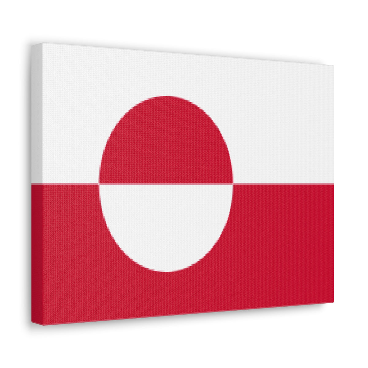 Greenland Country Flag Canvas Vibrant Wall Art Unframed Home Decor-Express Your Love Gifts