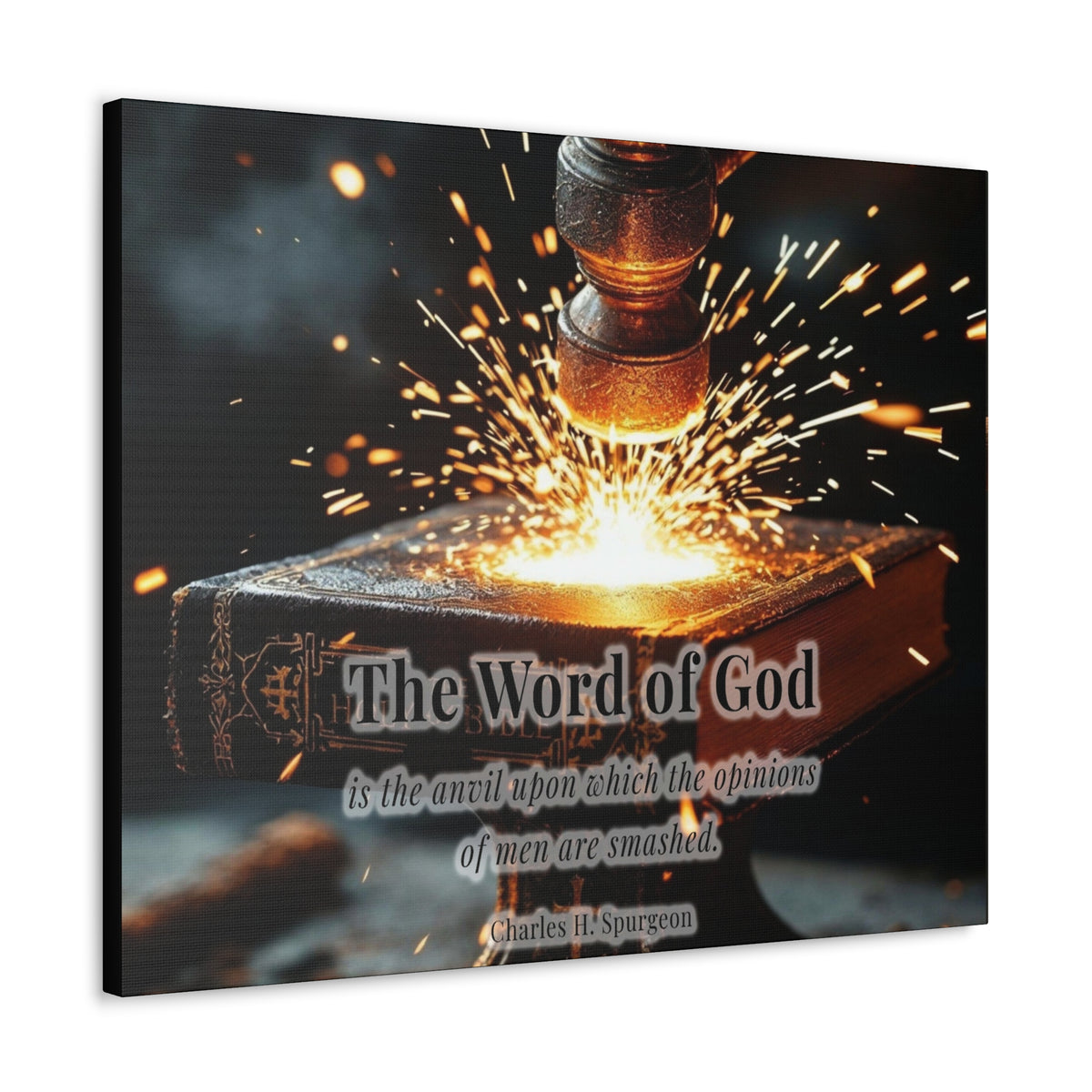 Scripture Walls The Word of God by Charles H. Spurgeon Bible Verse Canvas Christian Wall Art Ready to Hang Unframed-Express Your Love Gifts