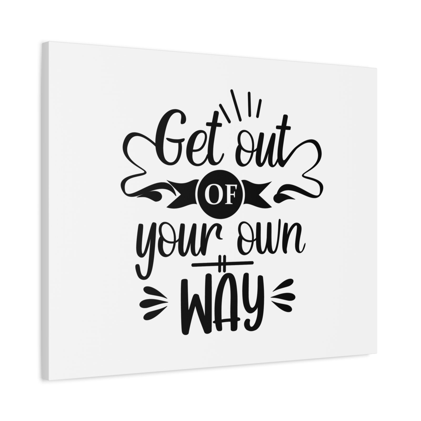 Inspirational Quote Canvas Your Own Way Wall Art Motivational Motto Inspiring Prints Artwork Decor Ready to Hang-Express Your Love Gifts