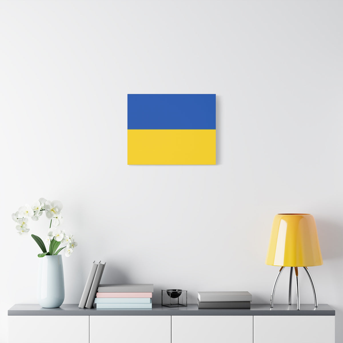Ukraine Country Flag Canvas Vibrant Wall Art Unframed Home Decor-Express Your Love Gifts