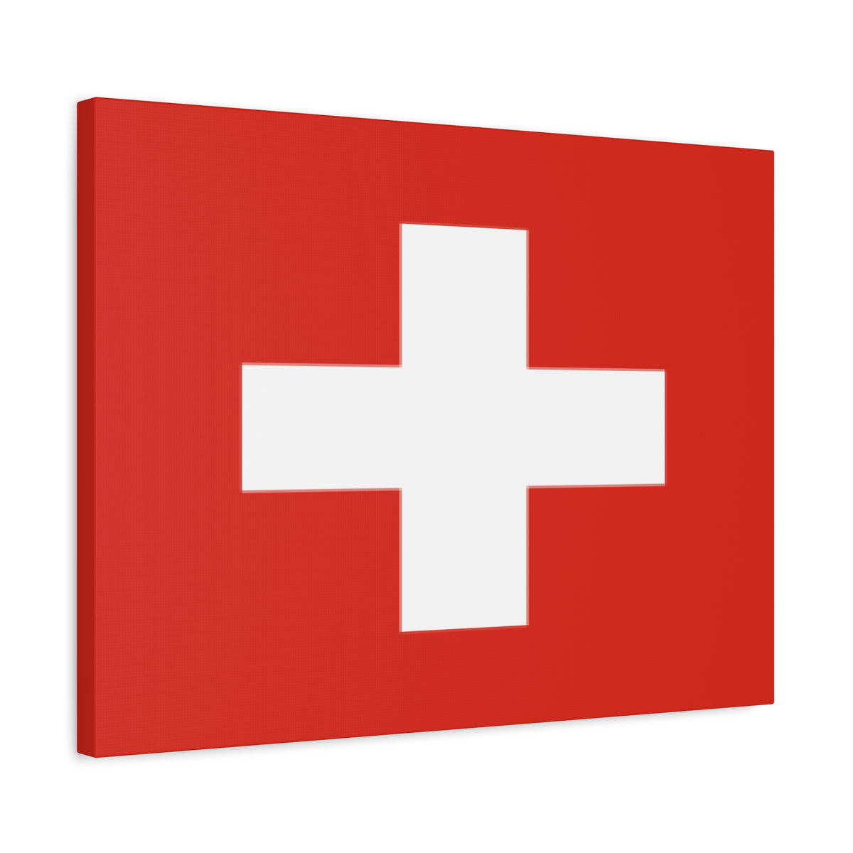 Switzerland Country Flag Canvas Vibrant Wall Art Unframed Home Decor-Express Your Love Gifts