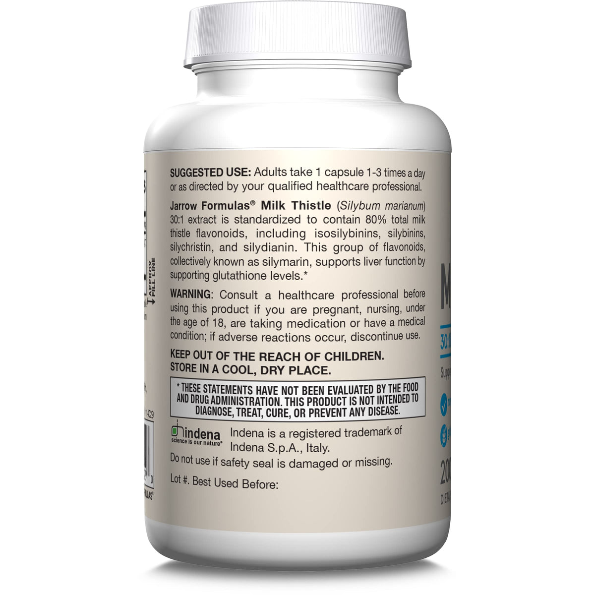 Jarrow Formulas Milk Thistle 150 mg, Liver Support Supplement, 200 Vegan Capsules-Express Your Love Gifts