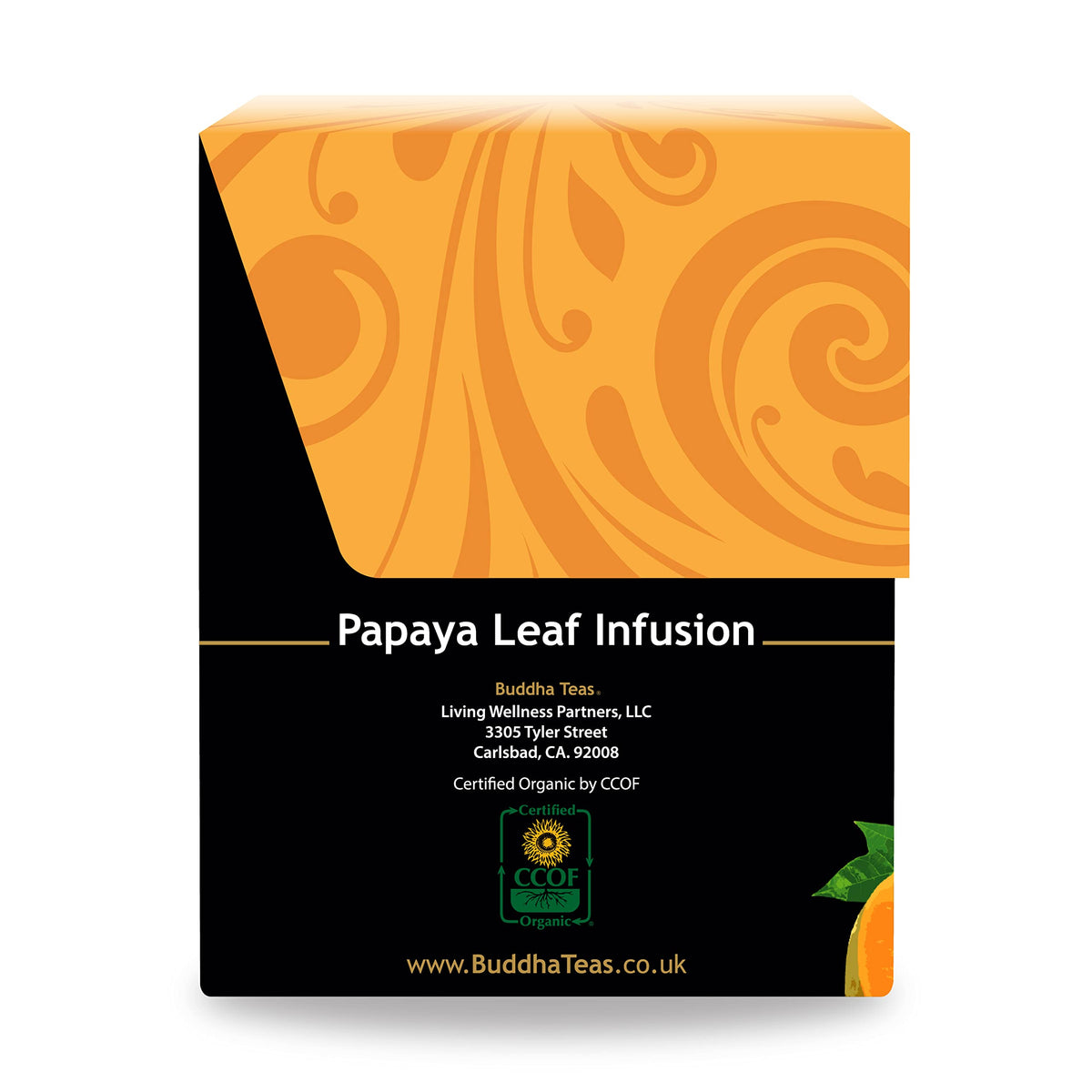 Buddha Teas Organic Papaya Leaf Tea – Caffeine-Free, Kosher, USDA Organic, 54 Bleach-Free Tea Bags (Pack of 3)-Express Your Love Gifts
