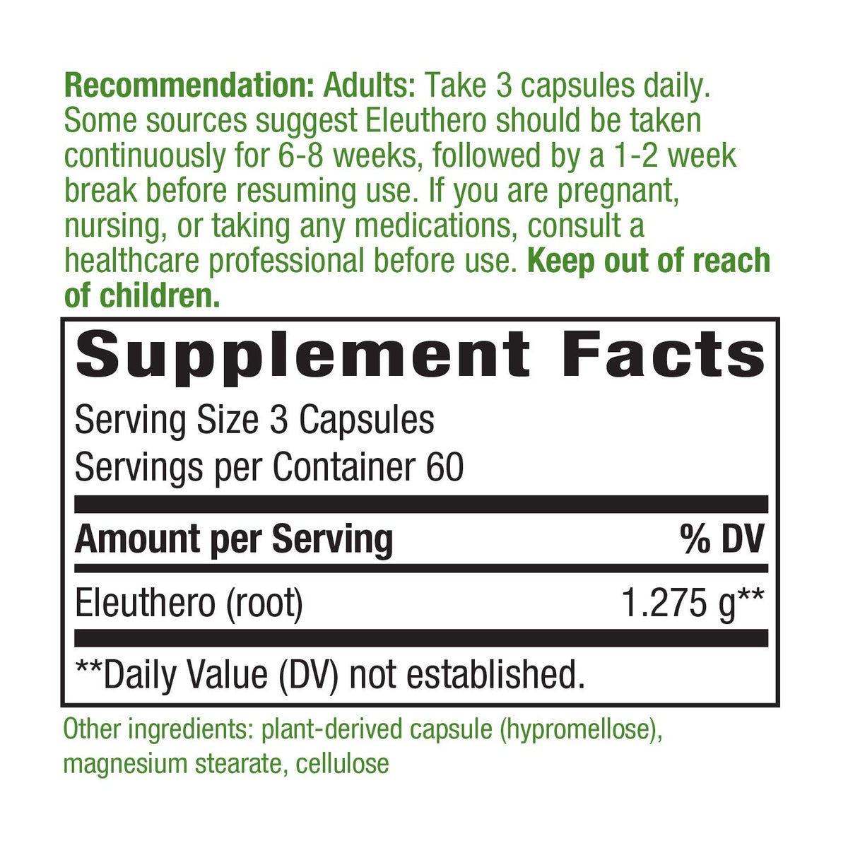 Nature's Way Siberian Eleuthero – 1,275 mg Adaptogenic Herb, 180 Vegetarian Capsules-Express Your Love Gifts
