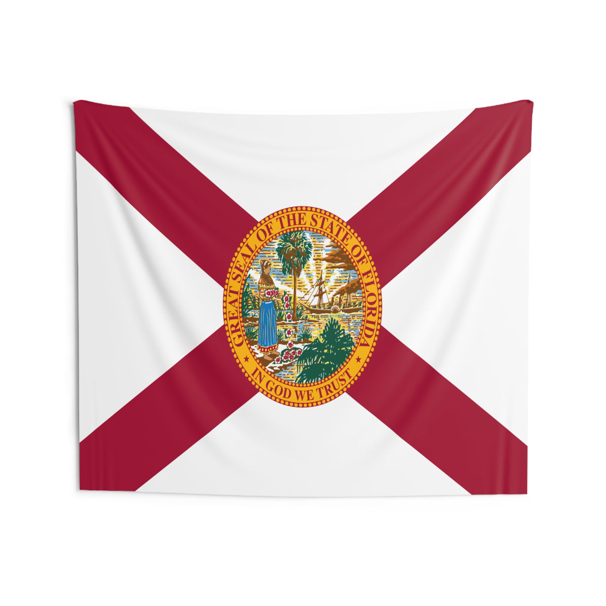 Florida State Flag Wall Hanging Tapestry-Express Your Love Gifts