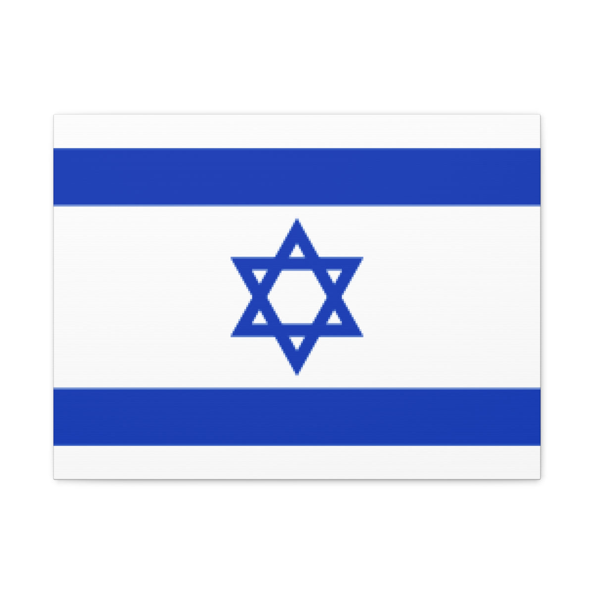 Israel Country Flag Canvas Vibrant Wall Art Unframed Home Decor-Express Your Love Gifts