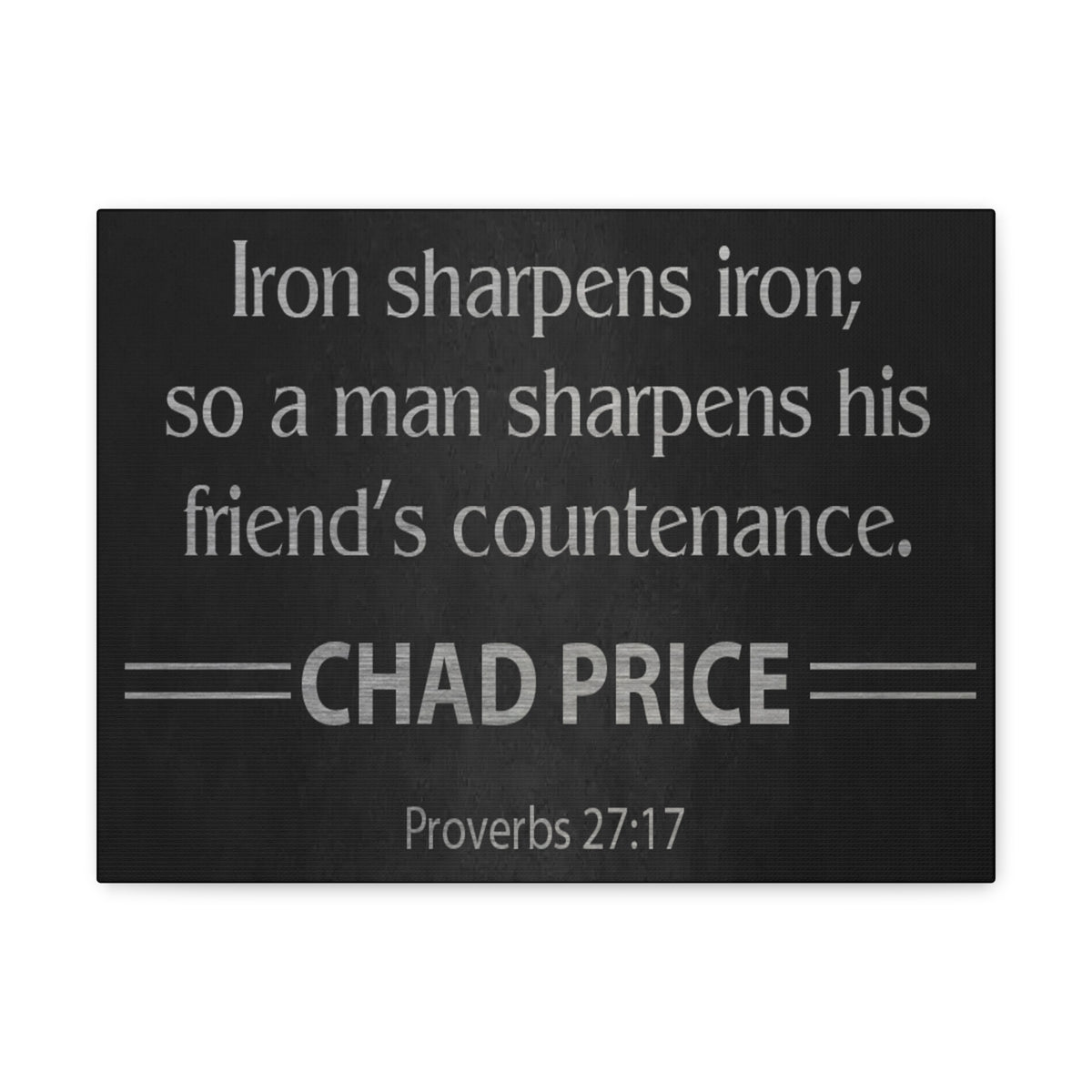 Personalized Proverbs 27:17-Express Your Love Gifts