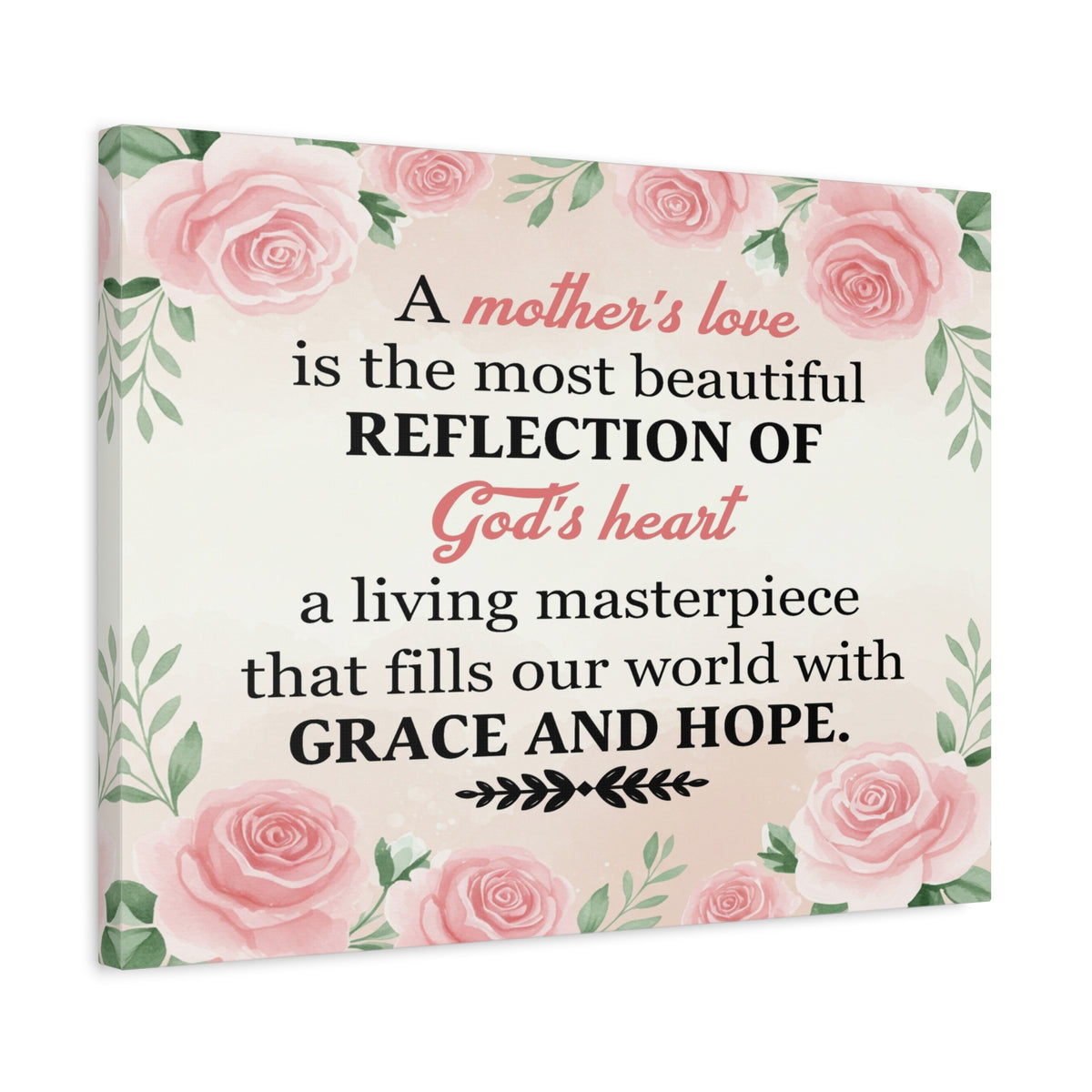 Inspirational Canvas Grace and Hope Wall Decor for Home Office Gym Inspiring Success Quote Print Ready to Hang Unframed-Express Your Love Gifts
