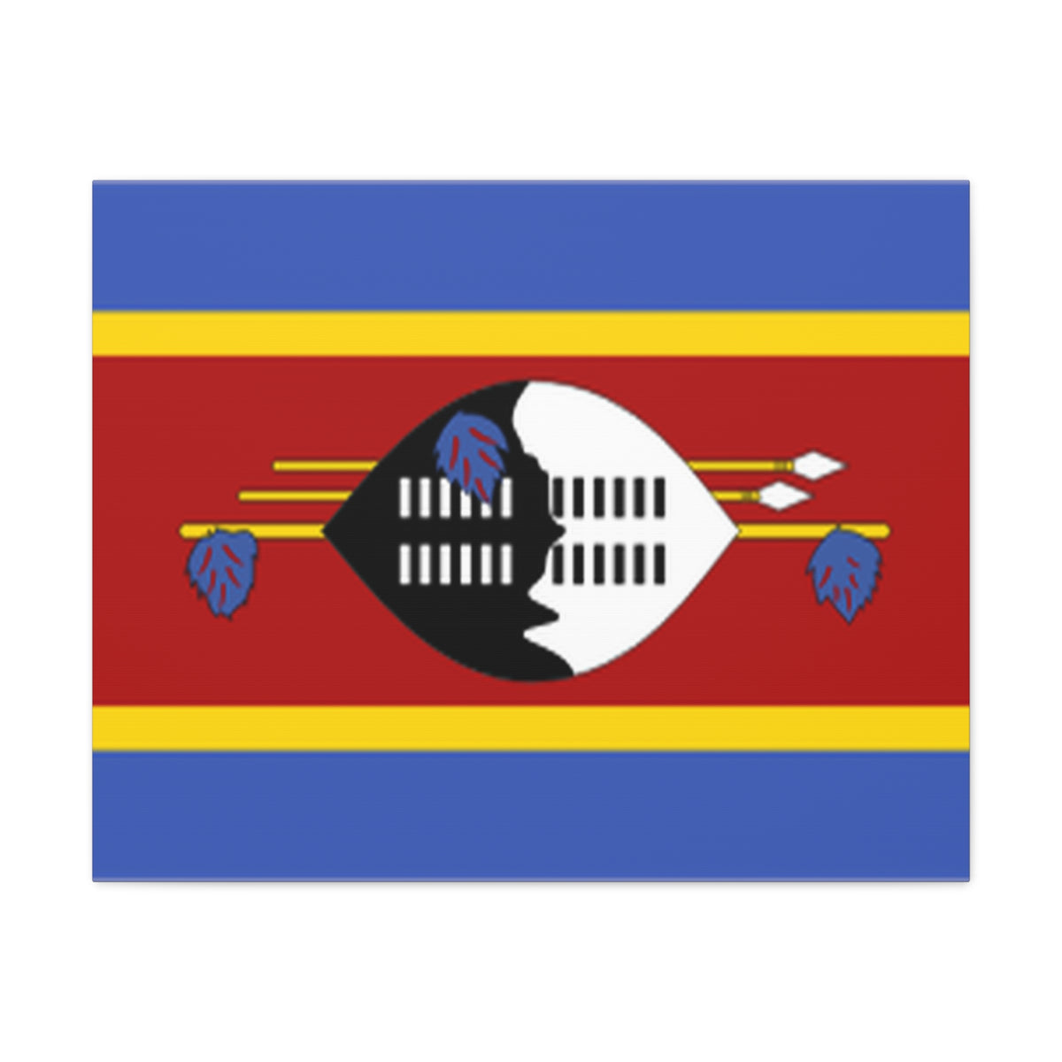 Eswatini Country Flag Canvas Vibrant Wall Art Unframed Home Decor-Express Your Love Gifts