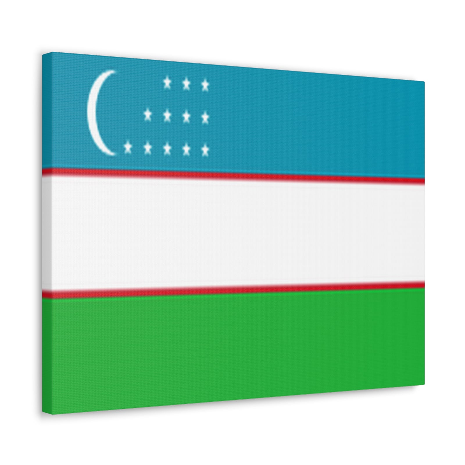 Uzbekistan Country Flag Canvas Vibrant Wall Art Unframed Home Decor-Express Your Love Gifts