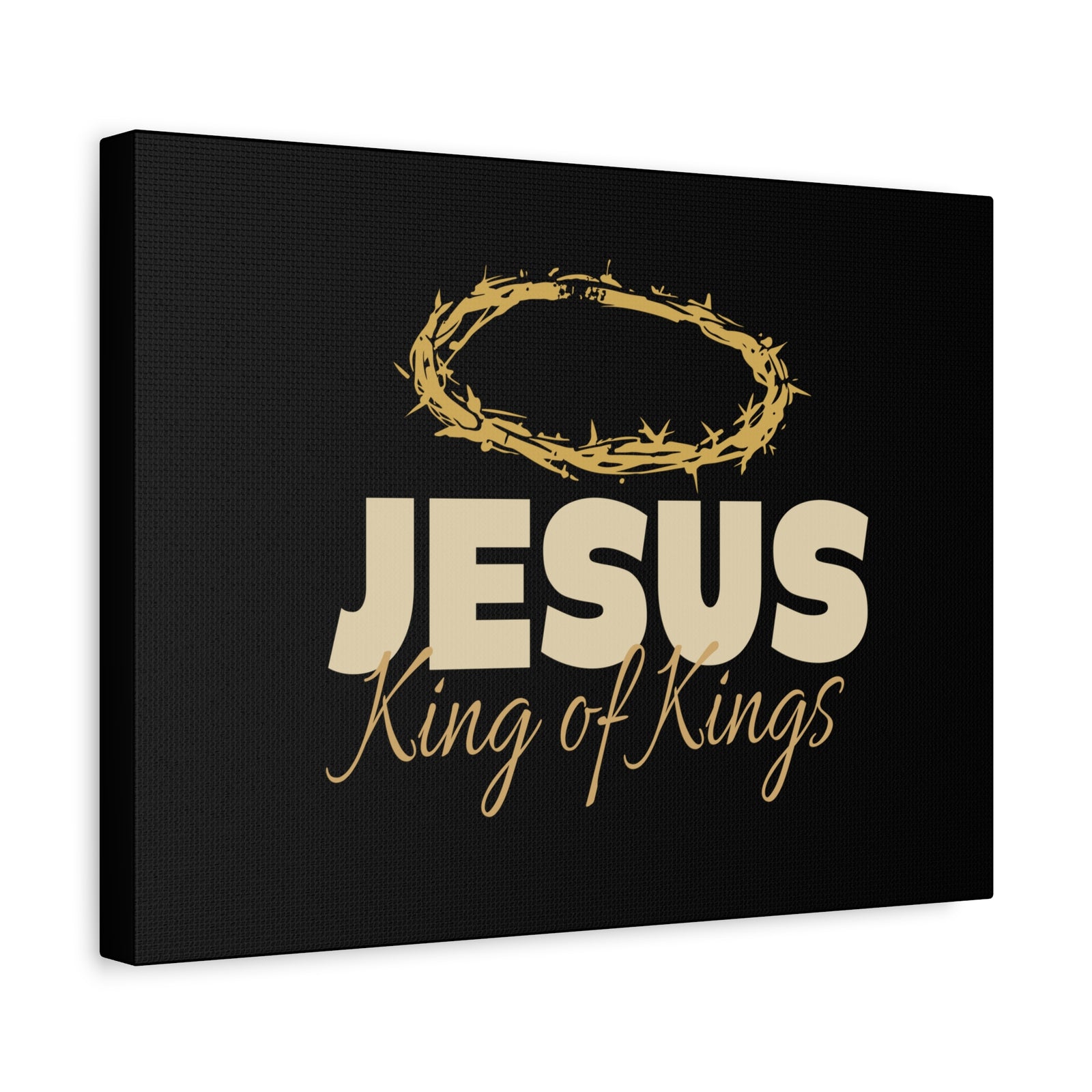 Scripture Walls Jesus King of Kings Bible Verse Canvas Christian Wall Art Ready to Hang Unframed-Express Your Love Gifts