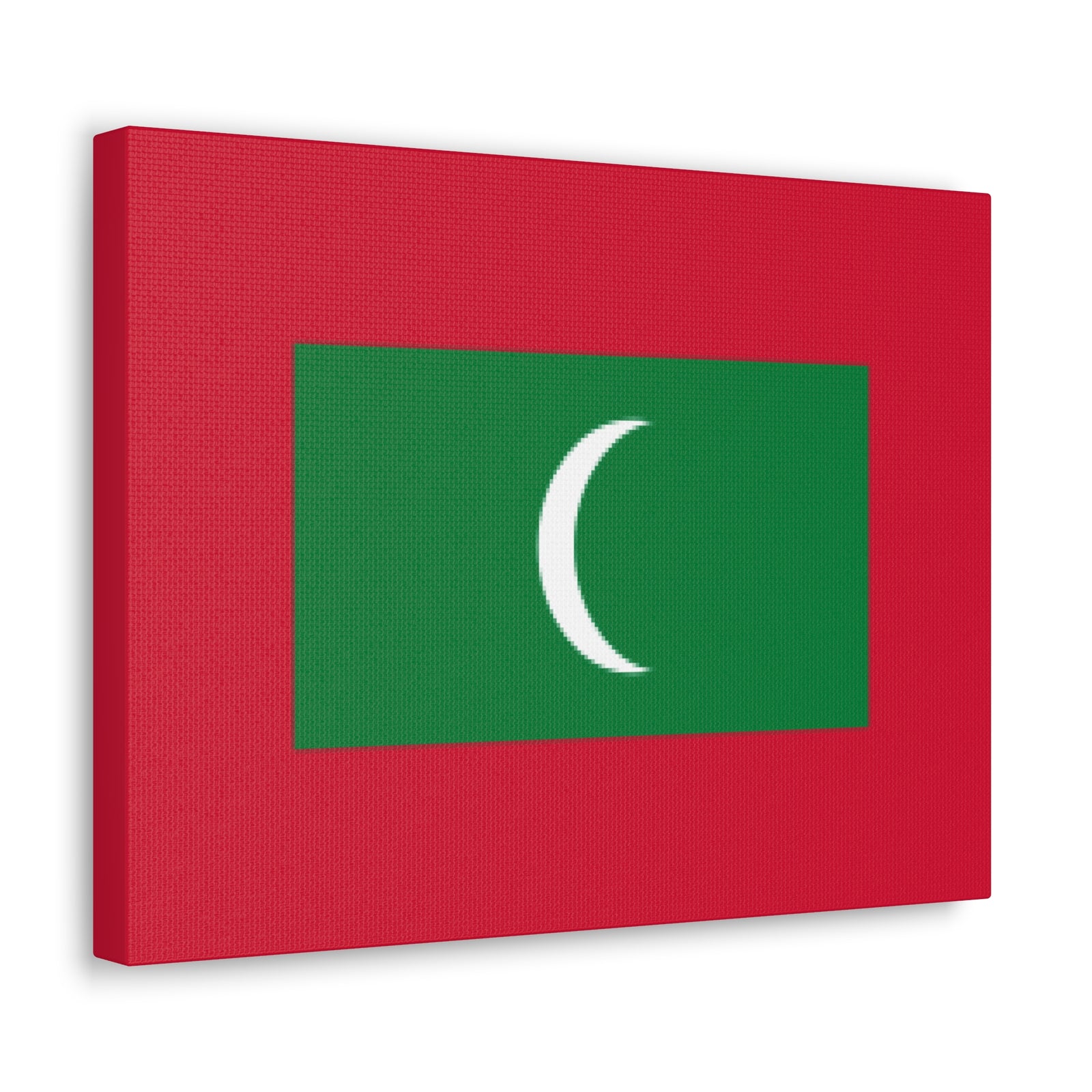 Maldives Country Flag Canvas Vibrant Wall Art Unframed Home Decor-Express Your Love Gifts