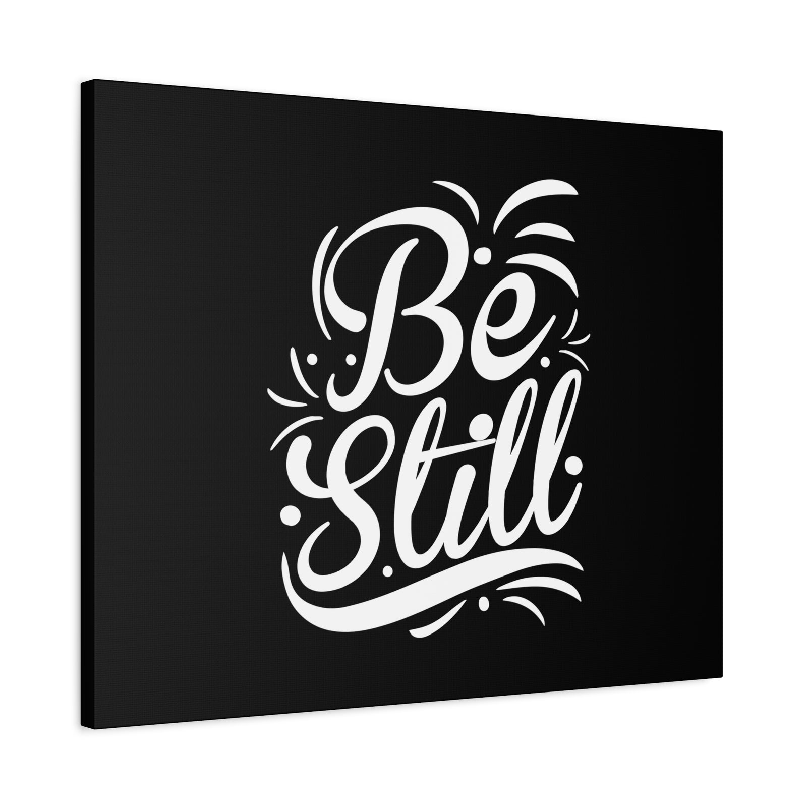 Scripture Walls Be Still White Psalm 46:10 Christian Wall Art Bible Verse Print Ready to Hang-Express Your Love Gifts