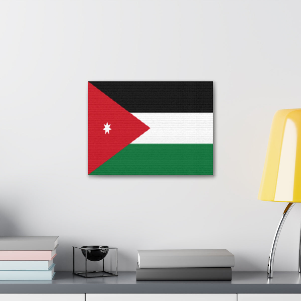 Jordan Country Flag Canvas Vibrant Wall Art Unframed Home Decor-Express Your Love Gifts