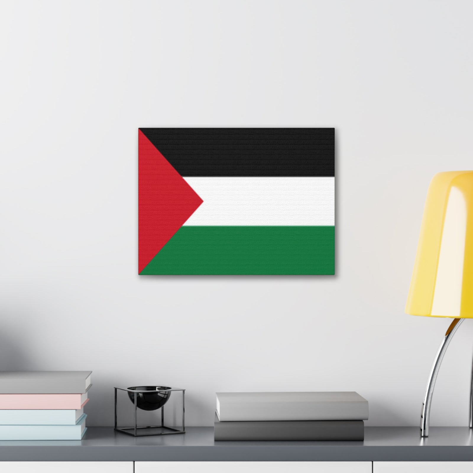 Palestine Country Flag Canvas Vibrant Wall Art Unframed Home Decor-Express Your Love Gifts
