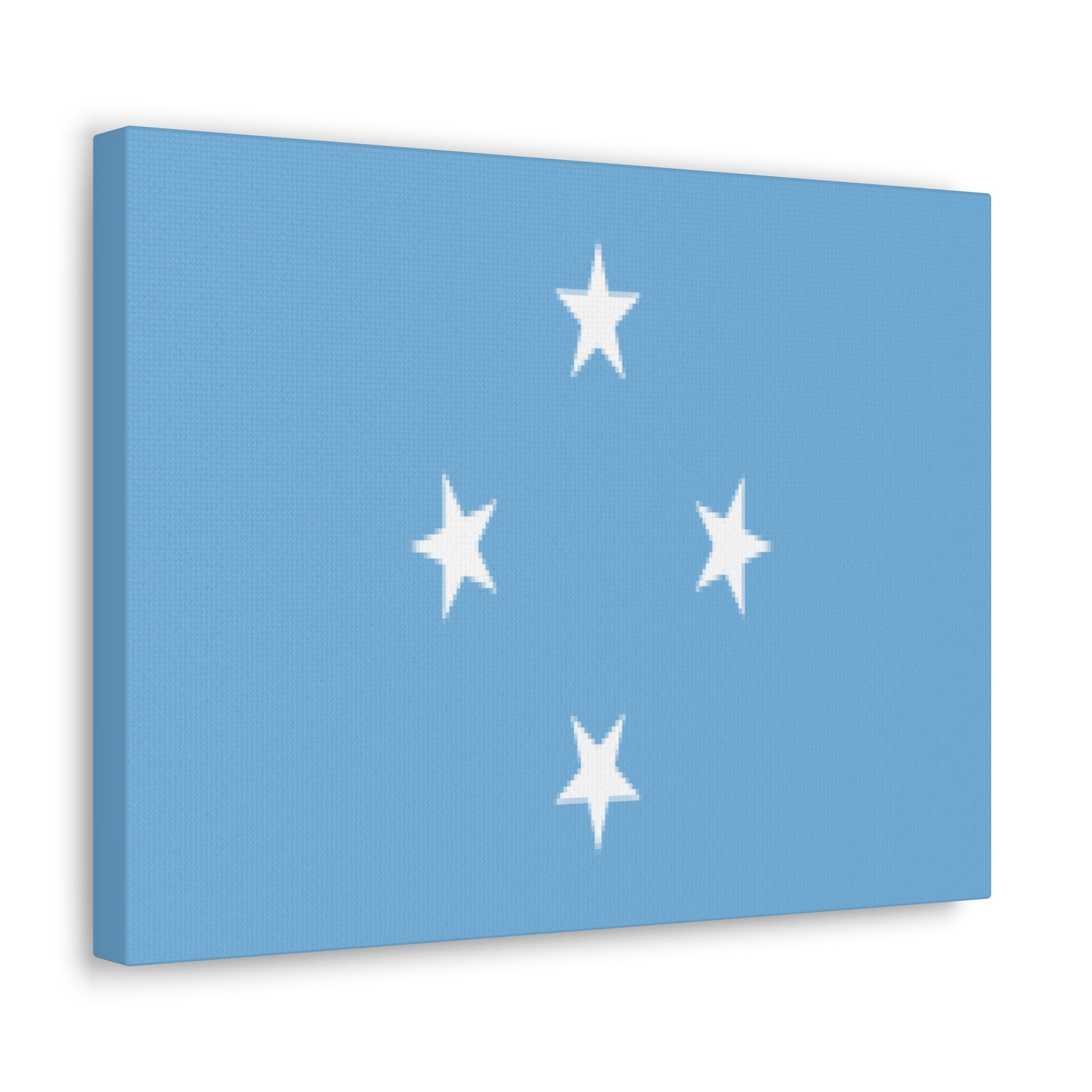 Micronesia Country Flag Canvas Vibrant Wall Art Unframed Home Decor-Express Your Love Gifts