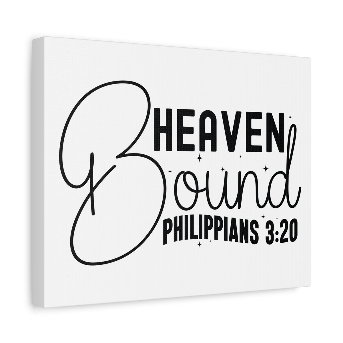 Scripture Walls Philippians 3:20 I am Heaven Bound Bible Verse Canvas Christian Wall Art Ready to Hang Unframed-Express Your Love Gifts