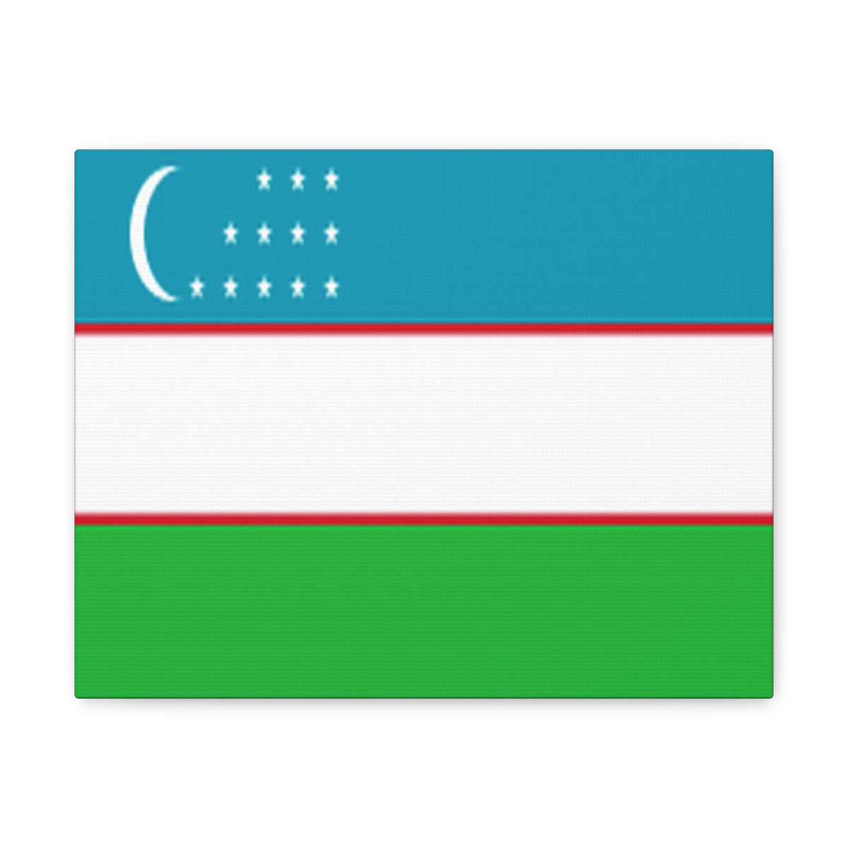 Uzbekistan Country Flag Canvas Vibrant Wall Art Unframed Home Decor-Express Your Love Gifts