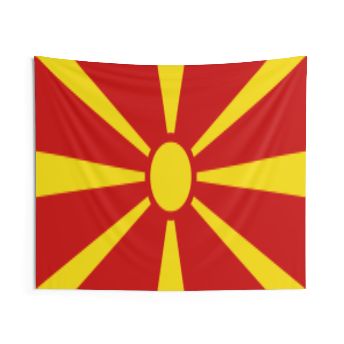 North Macedonia Country Flag Wall Hanging Tapestry-Express Your Love Gifts