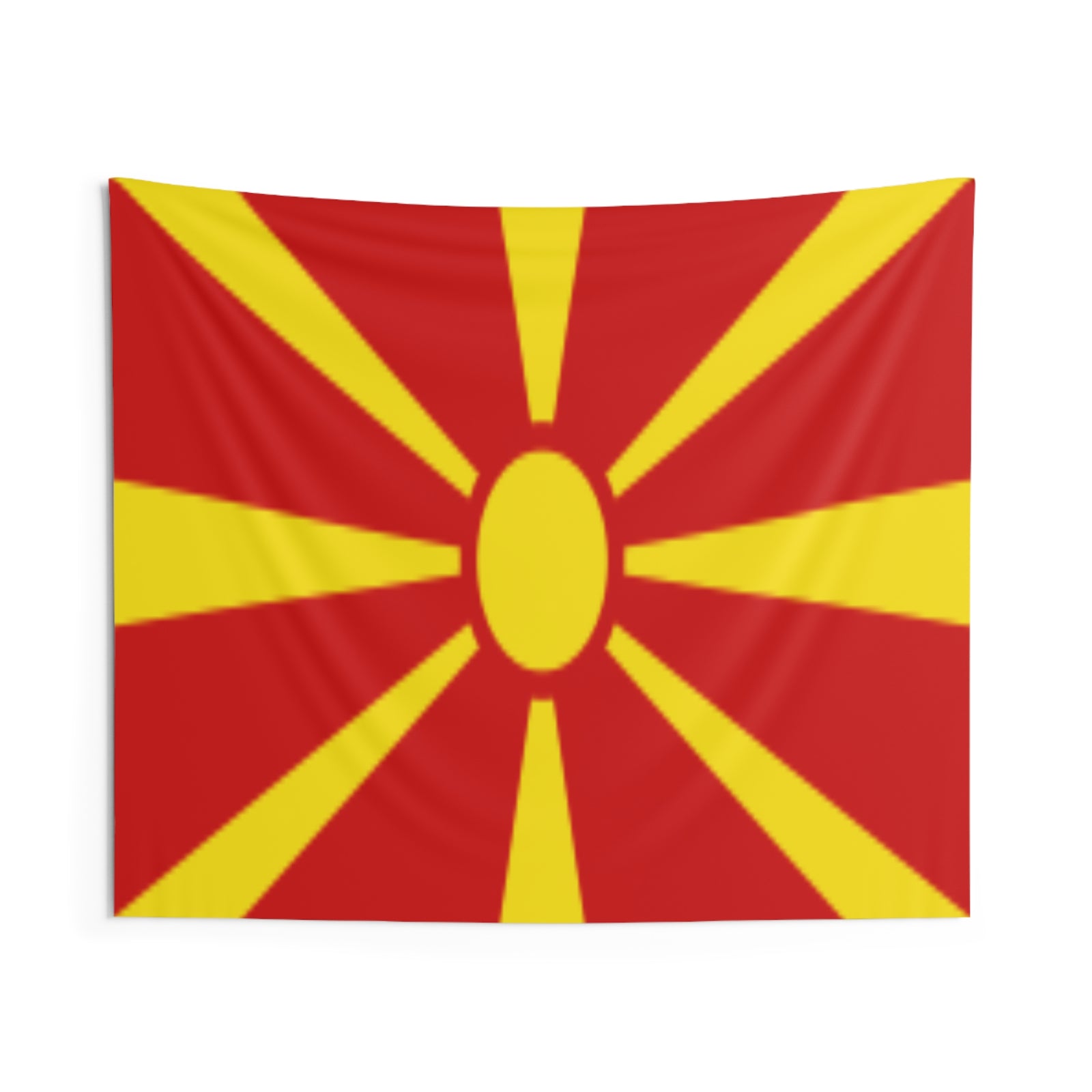North Macedonia Country Flag Wall Hanging Tapestry-Express Your Love Gifts