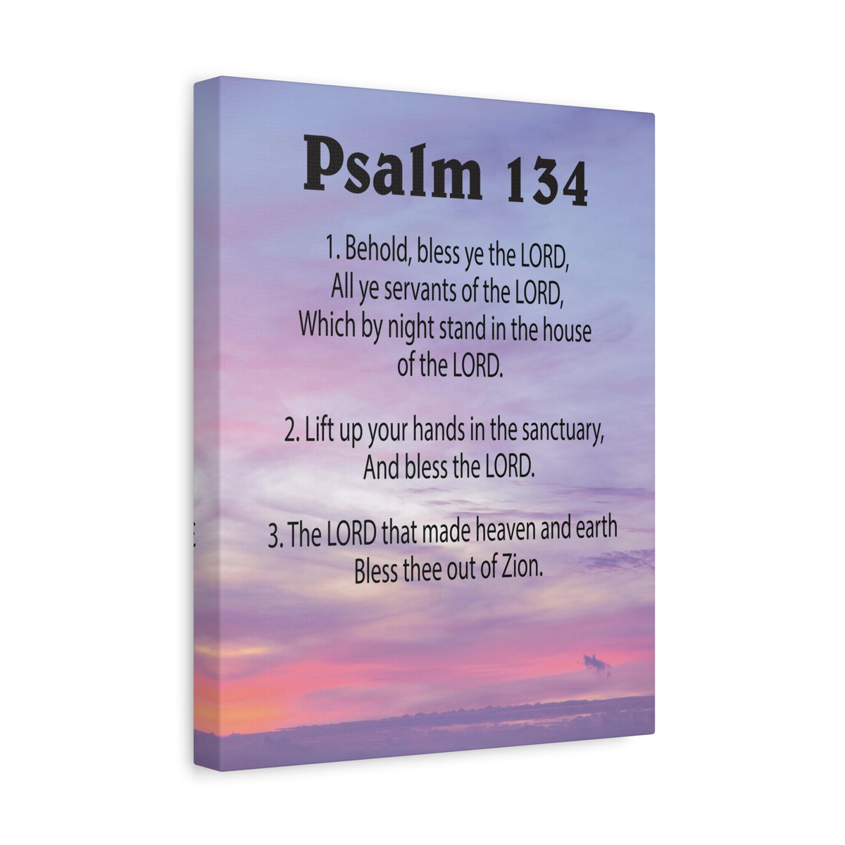 Scripture Walls House of The Lord Psalm 134:3 Bible Verse Canvas Christian Wall Art Ready to Hang-Express Your Love Gifts
