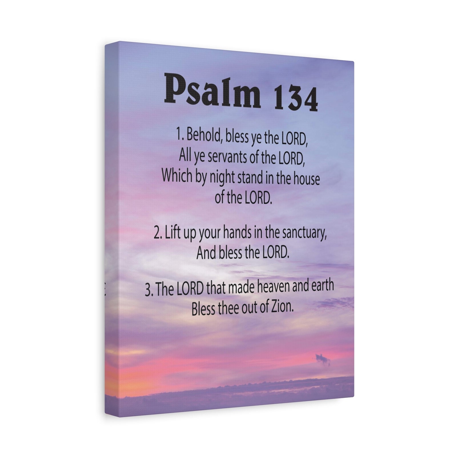Scripture Walls House of The Lord Psalm 134:3 Bible Verse Canvas Christian Wall Art Ready to Hang-Express Your Love Gifts