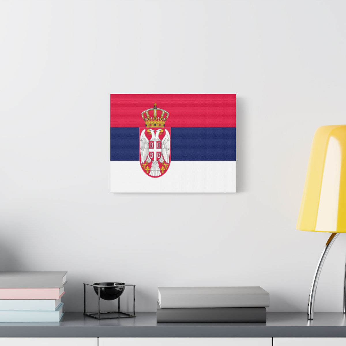 Serbia Country Flag Canvas Vibrant Wall Art Unframed Home Decor-Express Your Love Gifts