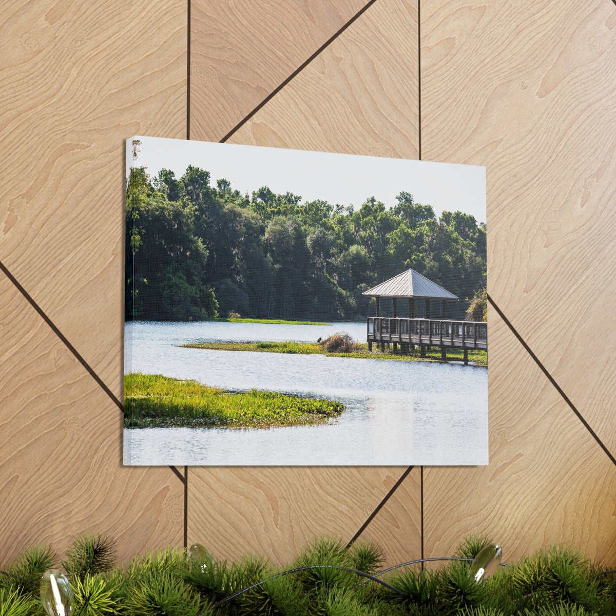 Prairie Lakes Park Canvas Wall Art for Home Decor Ready-to-Hang-Express Your Love Gifts