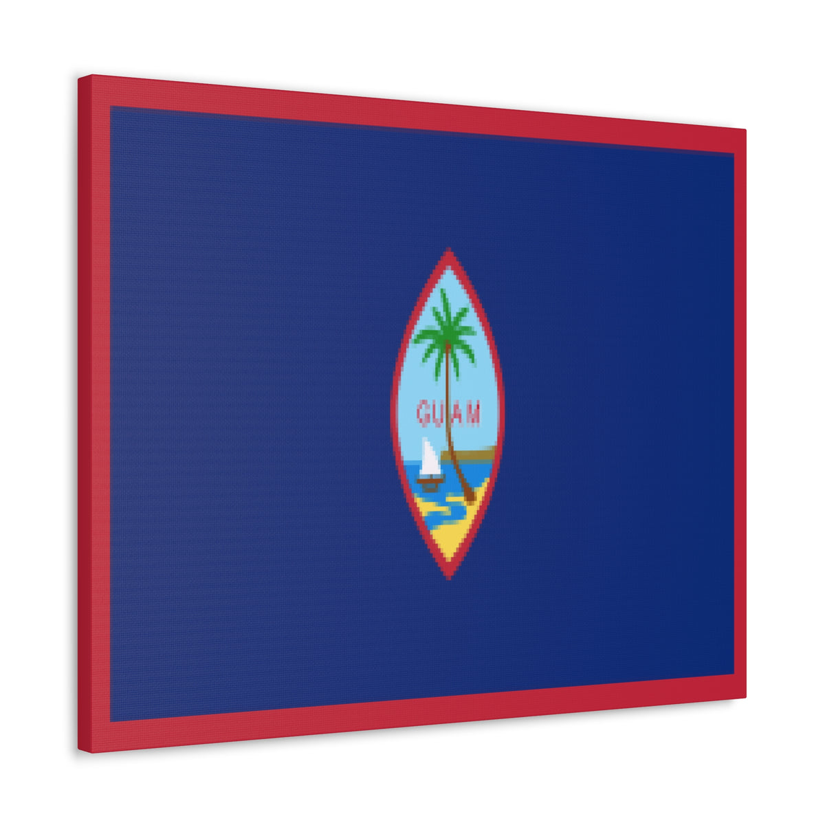 Guam Country Flag Canvas Vibrant Wall Art Unframed Home Decor-Express Your Love Gifts