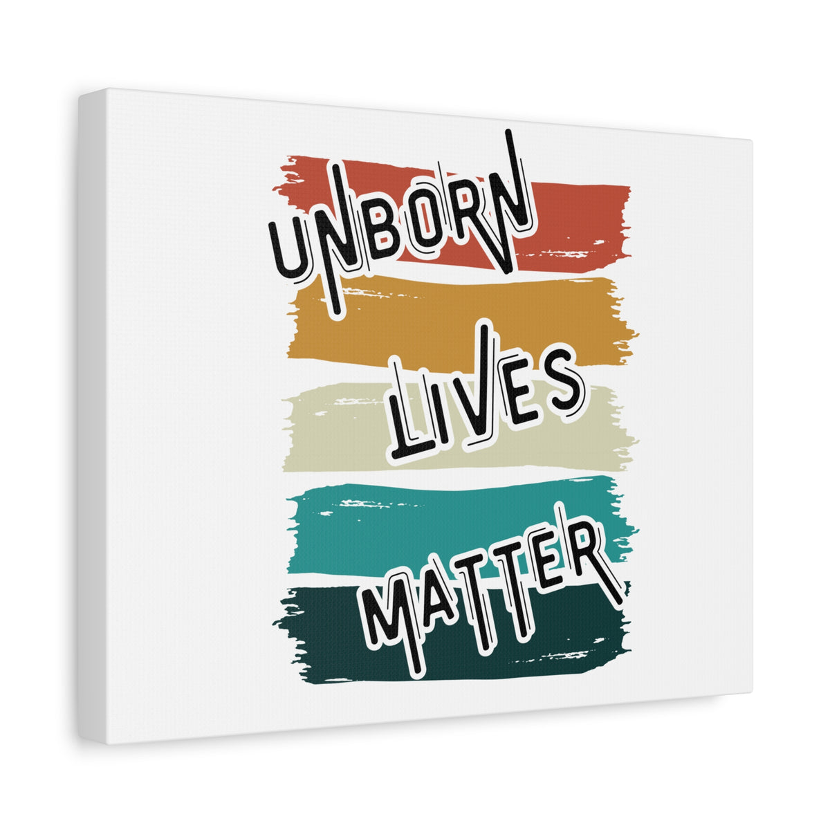 Scripture Walls Unborn Lives Matter Psalm 127:3 Rainbow Bible Verse Canvas Christian Wall Art Ready to Hang-Express Your Love Gifts