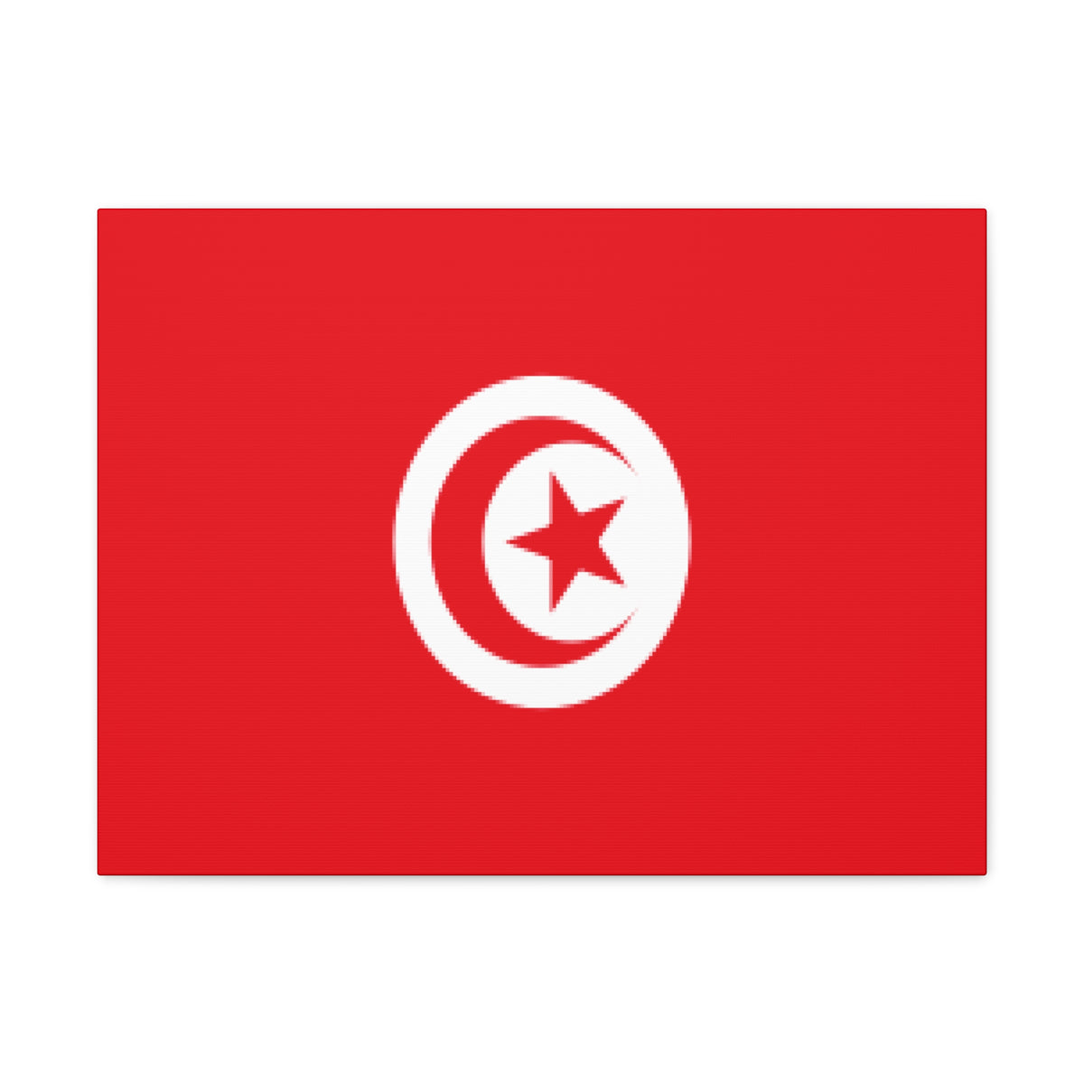 Tunisia Country Flag Canvas Vibrant Wall Art Unframed Home Decor-Express Your Love Gifts