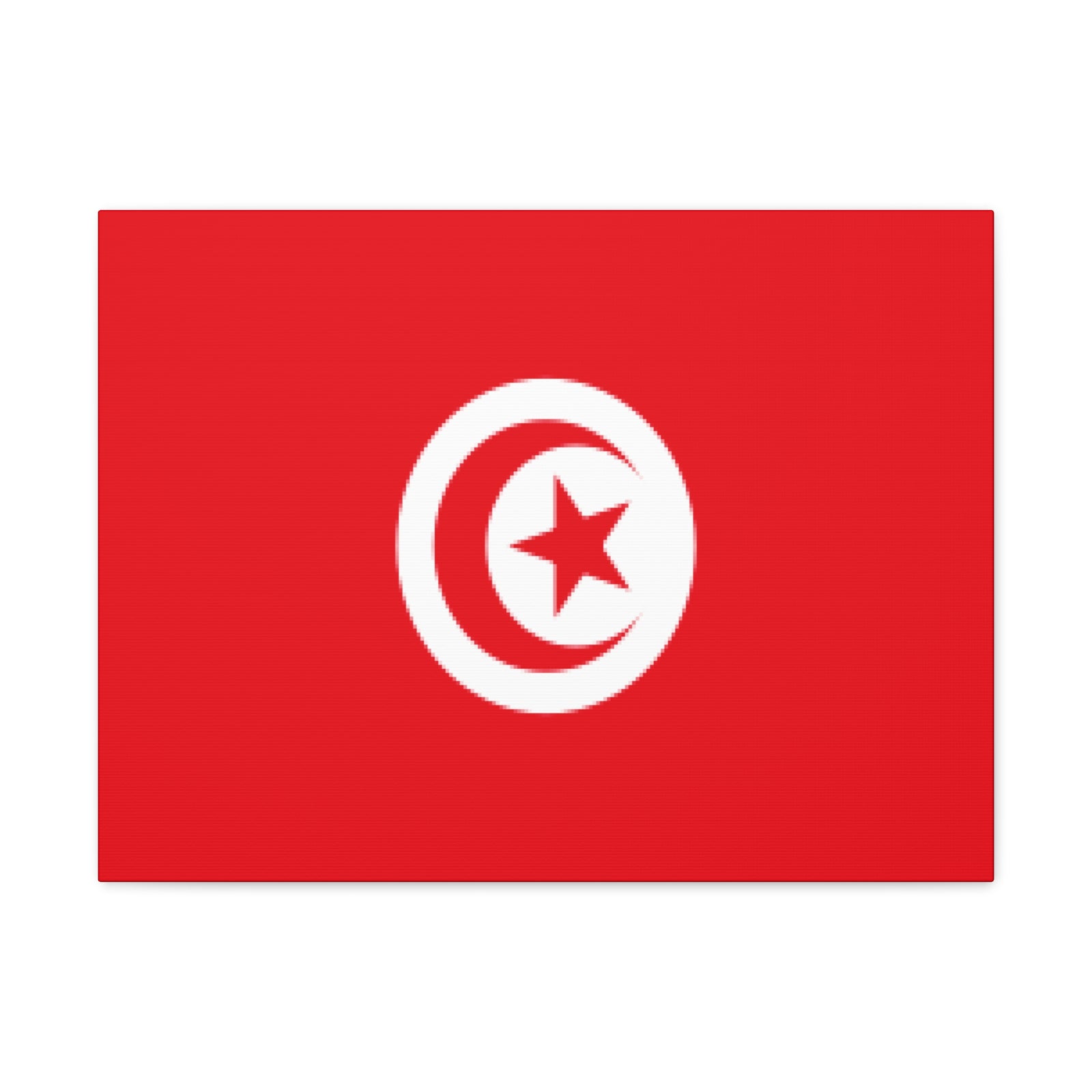 Tunisia Country Flag Canvas Vibrant Wall Art Unframed Home Decor-Express Your Love Gifts