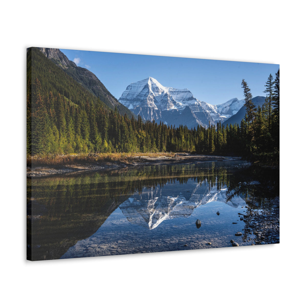 Mystic Forest Mountain Nature Wilderness Photography Canvas Wall Art for Home Decor Ready-to-Hang-Express Your Love Gifts