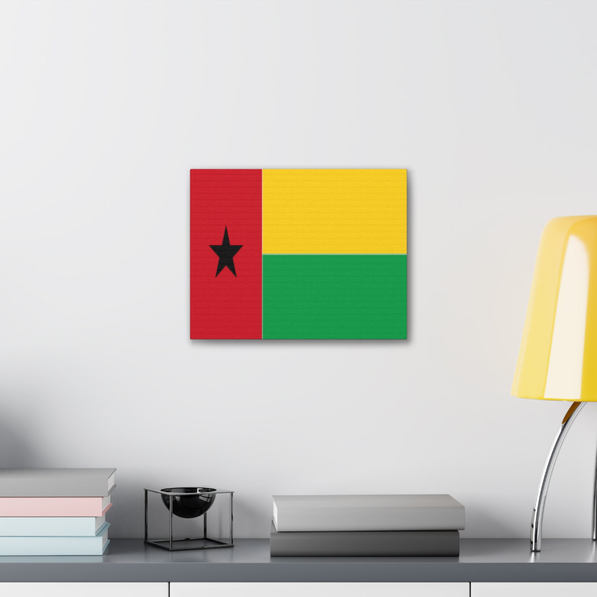 Guinea-Bissau Country Flag Canvas Vibrant Wall Art Unframed Home Decor-Express Your Love Gifts
