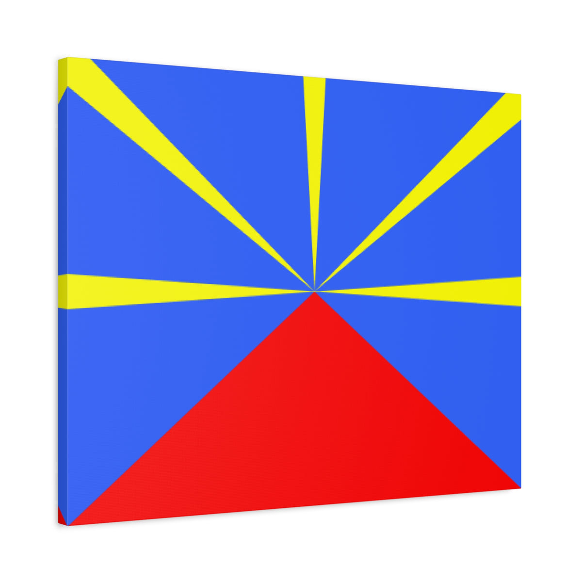 Réunion Country Flag Canvas Vibrant Wall Art Unframed Home Decor-Express Your Love Gifts