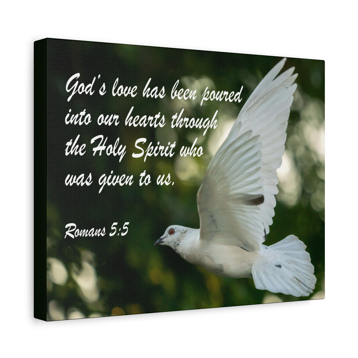 Scripture Canvas God's Love Psalm 103:8 Christian Wall Art Bible Verse Print Ready to Hang-Express Your Love Gifts