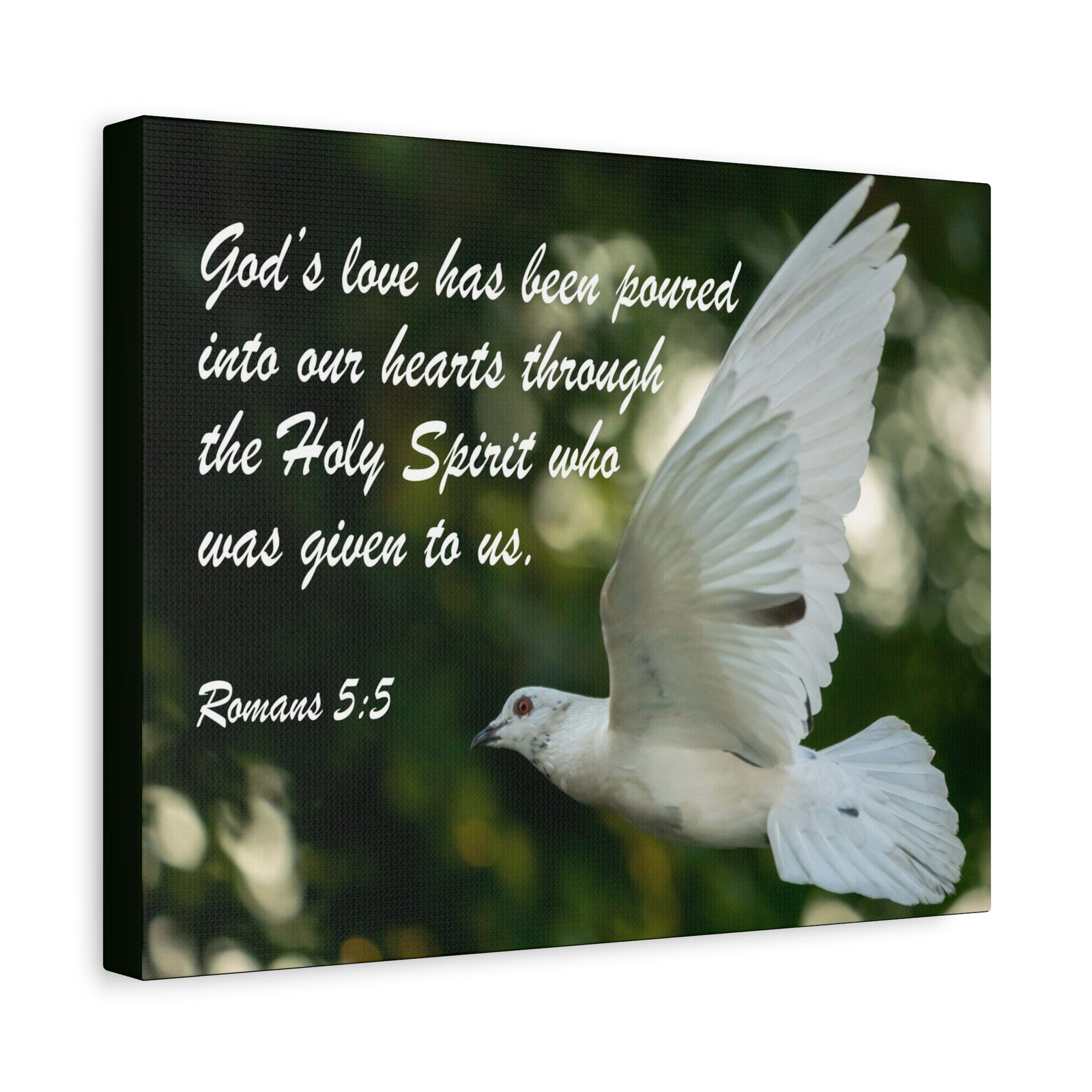 Scripture Canvas God's Love Psalm 103:8 Christian Wall Art Bible Verse Print Ready to Hang-Express Your Love Gifts