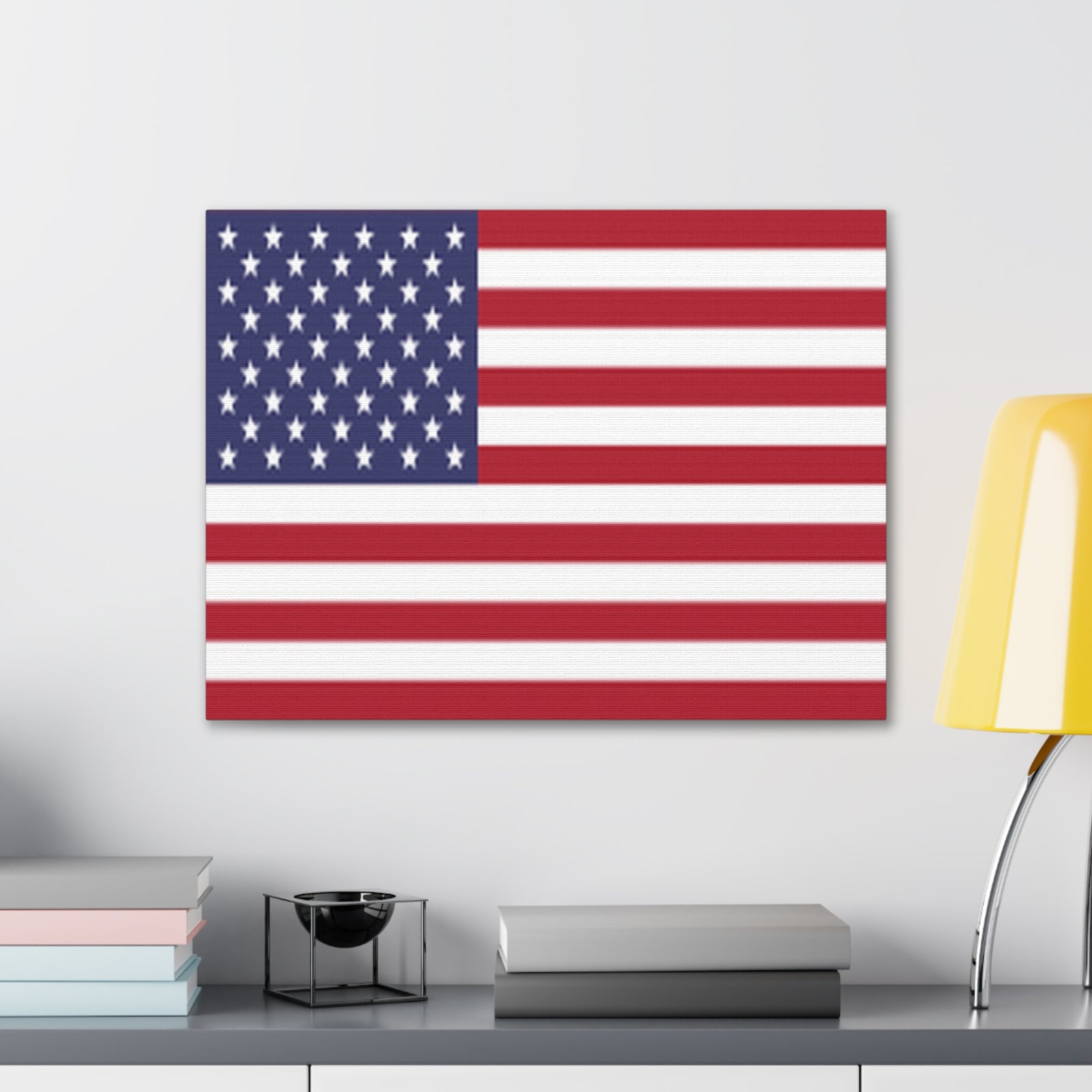 United States Country Flag Canvas Vibrant Wall Art Unframed Home Decor-Express Your Love Gifts
