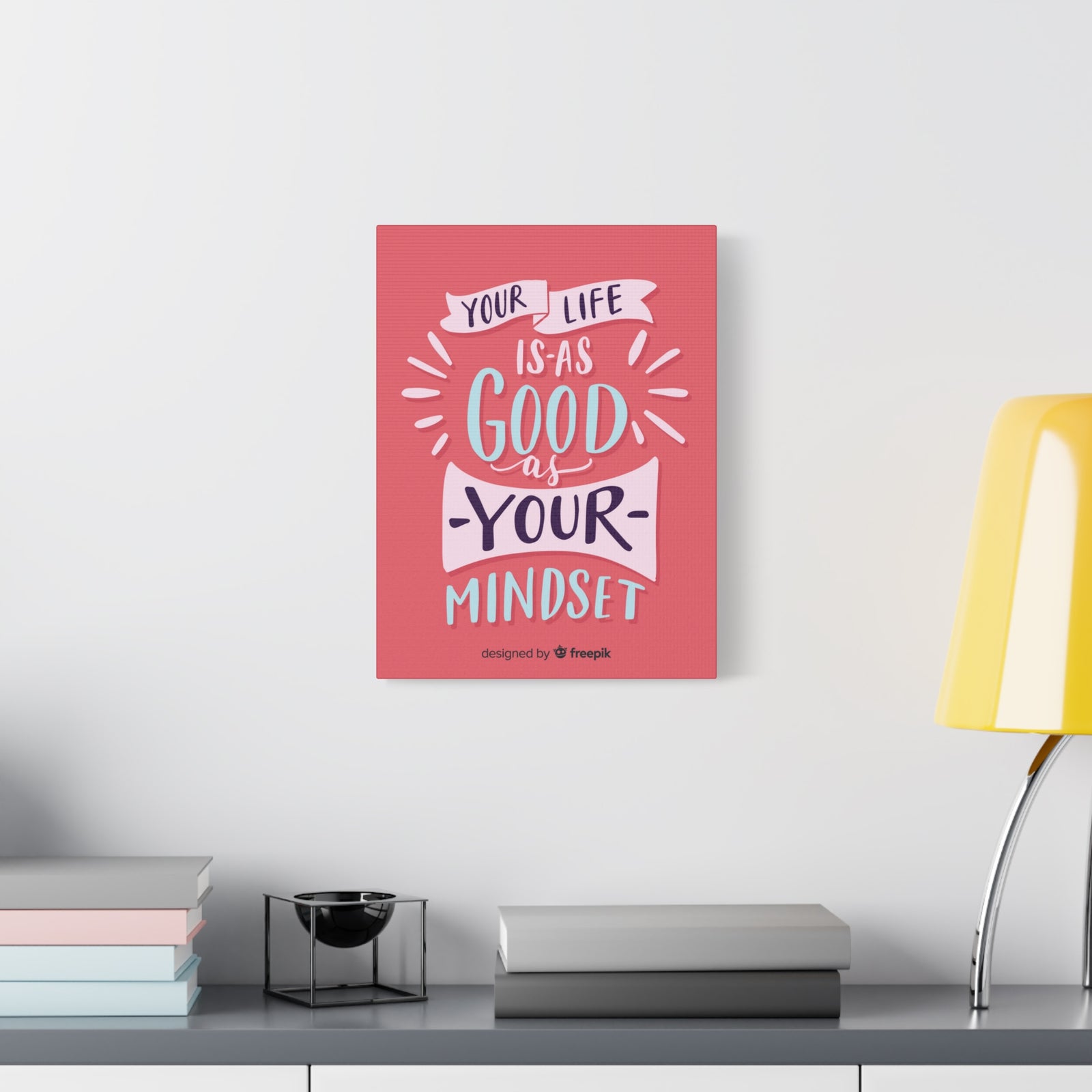 Inspirational Quote Canvas Mindset Wall Art Motivational Motto Inspiring Prints Artwork Decor Ready to Hang-Express Your Love Gifts
