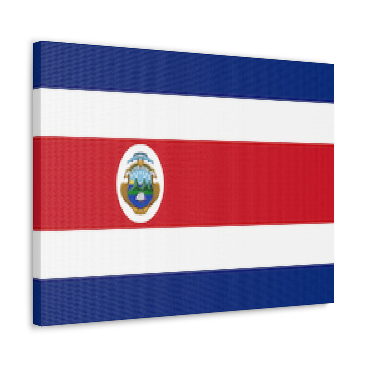 Costa Rica Country Flag Canvas Vibrant Wall Art Unframed Home Decor-Express Your Love Gifts