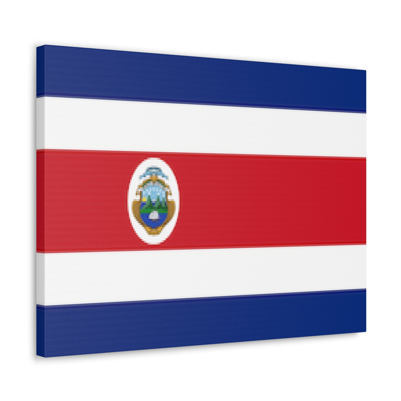 Costa Rica Country Flag Canvas Vibrant Wall Art Unframed Home Decor-Express Your Love Gifts