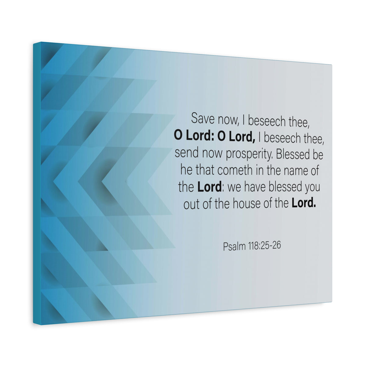 Bible Verse Canvas Save Now Psalm 118:25-26 Wall Art Christian Home Decor-Express Your Love Gifts